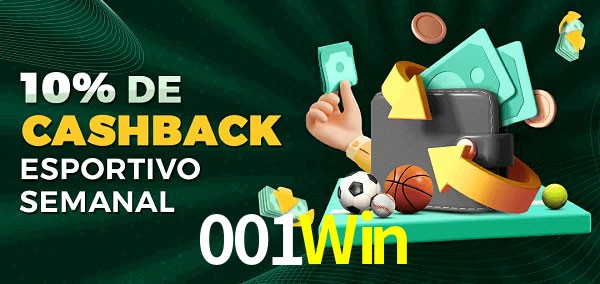 10% de bônus de cashback na 001Win